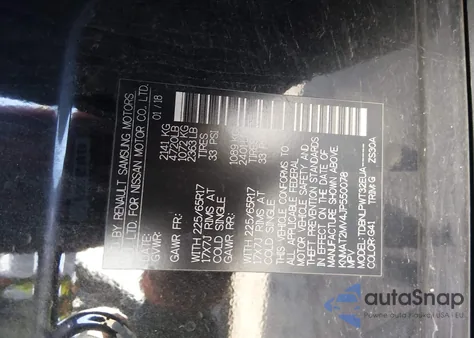 2018 Nissan Rogue S from USA, damaged, VIN KNMAT2MV4JP550078